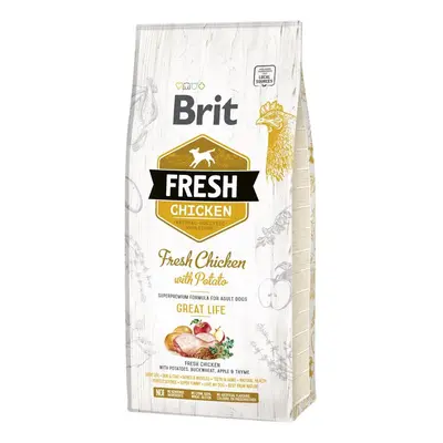 Brit Fresh Chicken with Potato Adult pro psy