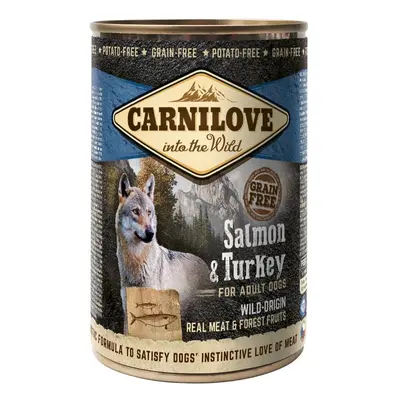 Carnilove Konzerva pro psy – losos a krocan