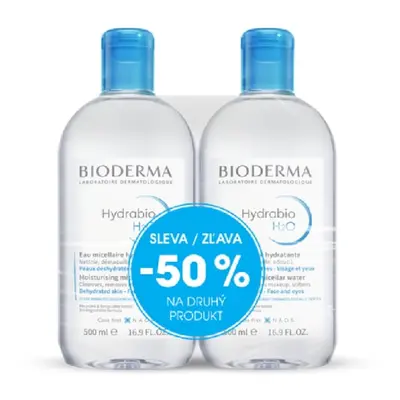 BIODERMA Hydrabio H2O 500ml 1+1 Festival