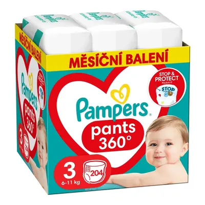 Pampers Pants plenkové kalhotky 3 (6–11 kg)