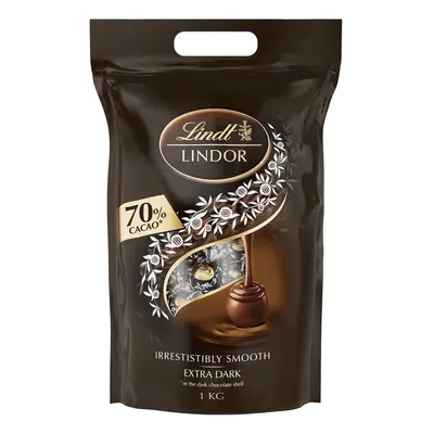 Lindt LINDOR bonboniéra Megabalení pralinek hořká čokoláda 70%