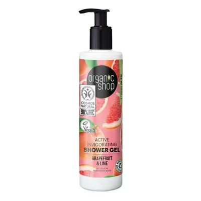 Organic Shop Osvěžující sprchový gel grapefruit a limetka