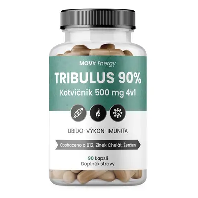 MOVit TRIBULUS 90% Kotvičník 500mg 4v1 cps.90