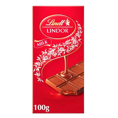 Lindt LINDOR Tabulková čokoláda mléčná