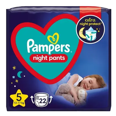 Pampers Night pants plenkové kalhotky 5 (12–17 kg)