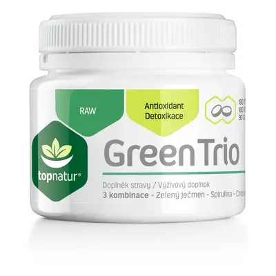 Green Trio Chlor.Spirul.Z.ječmen tbl.180 TOPNATUR