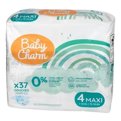 Baby Charm Jednorázové plenky super dry flex 4 maxi (7–14 kg)