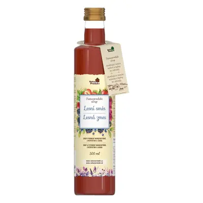 Naturprodukt Sirup lesní směs sklo