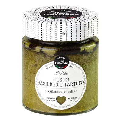 Cascina San Cassiano Bazalkové pesto s černými lanýži