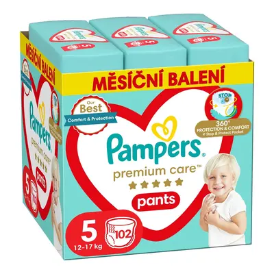 Pampers Pants Premium care plenkové kalhotky 5 (12–17 kg)