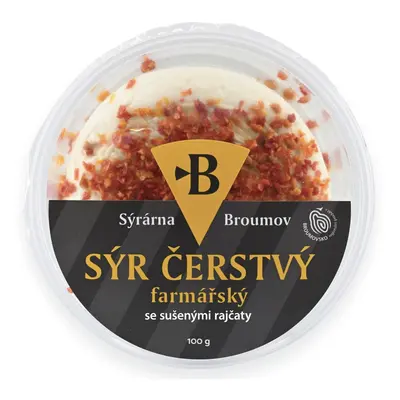 Sýrárna Broumov Čerstvý farmářský sýr se sušenými rajčaty