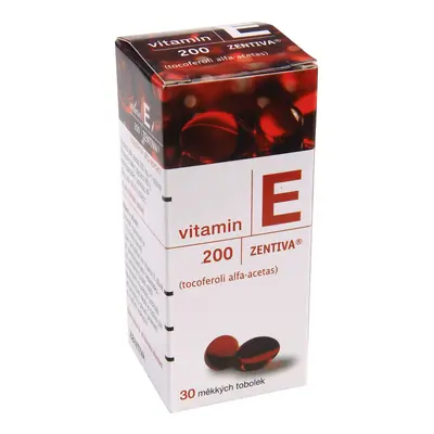 VITAMIN E ZENTIVA 200MG Měkká tobolka 30