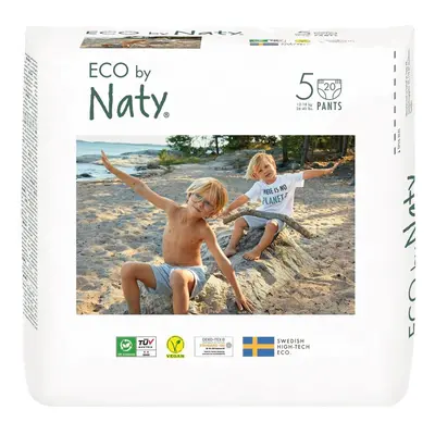 Eco by Naty BIO Jednorázové natahovací plenkové kalhotky junior (velikost 5) 12–18 kg