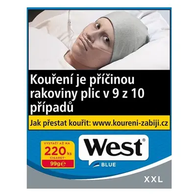 West Blue XXL cigaretový tabák