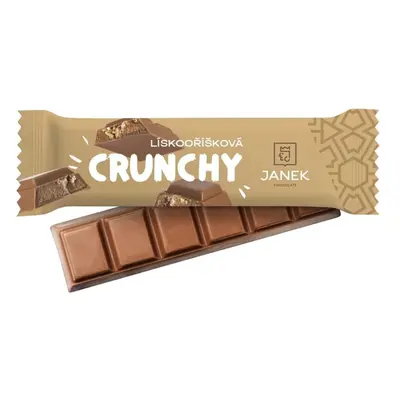 Čokoládovna Janek Lískooříšková tyčinka crunchy