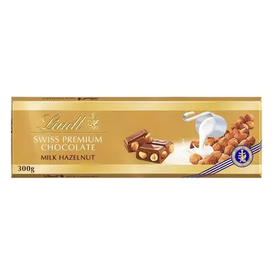 Lindt Gold Tablet Švýcarská Mléčná čokoláda s lískovými oříšky