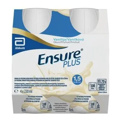 ENSURE PLUS VANILKOVÁ PŘÍCHUŤ perorální roztok 4X220ML