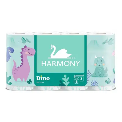 Harmony Dino toaletní papír 3vrstvý, 8 ks