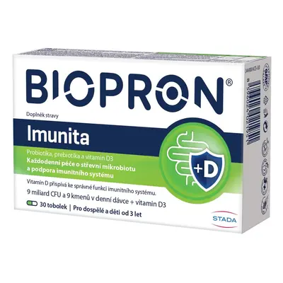 Biopron 9 Immunity + vitamin D3 tob.30