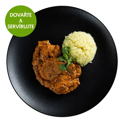 Kuřecí tikka masala, šafránová rýže od Mahavira Kanswala