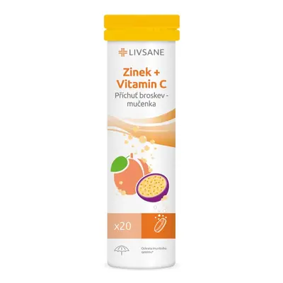 LIVSANE Šumivé tablety CZ Zinek + Vitamin C 20ks