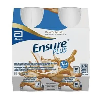 ENSURE PLUS KÁVOVÁ PŘÍCHUŤ perorální roztok 4X220ML