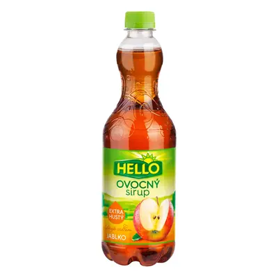 Hello extra hustý ovocný sirup jablko