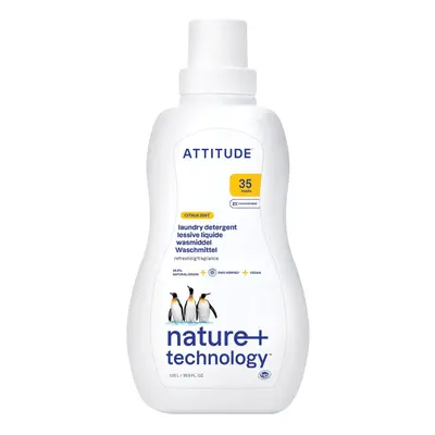 Attitude Prací gel s vůní citronové kůry (1,05 l)