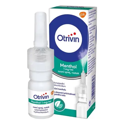 OTRIVIN MENTHOL 1MG/ML Nosní sprej, roztok 1X10ML I