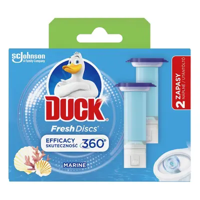 Duck Fresh Discs Duo Marine čistič WC, náplň 2×36 ml