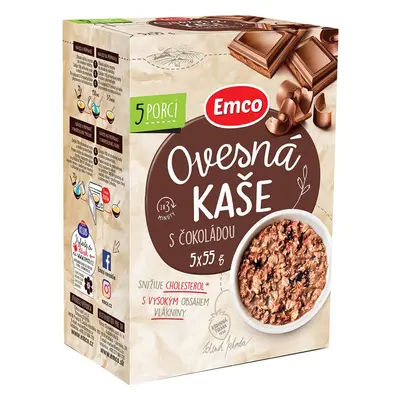 Emco Ovesná kaše s čokoládou 5x55g