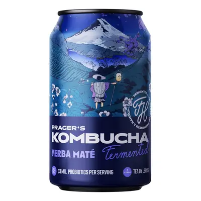 Prager's Kombucha Yerba Maté