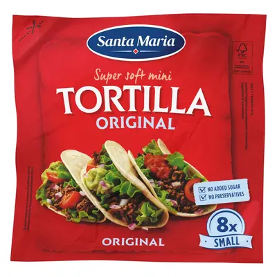 Santa Maria Mini tortilla 15cm 8ks