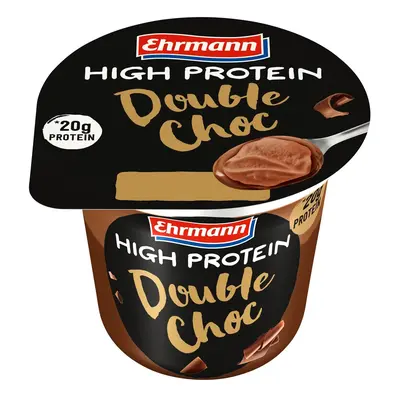 Ehrmann High Protein puding s topingem double choc