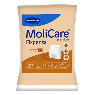 FIXAČNÍ KALHOTKY MOLICARE PREMIUM FIXPANTS L OBVOD BOKŮ 80-120CM,5KS