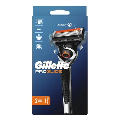 Gillette ProGlide Pánský holicí strojek + 2 holicí hlavice