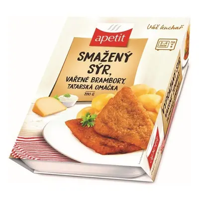 Apetit Smažený sýr, vařené brambory, tatarská omáčka