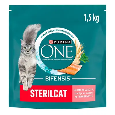 Purina ONE Sterilcat bohaté na lososa a pšenici pro kočky