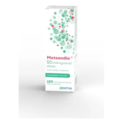 METSANDIA 50MCG/DÁV Nosní sprej, suspenze 120DÁV