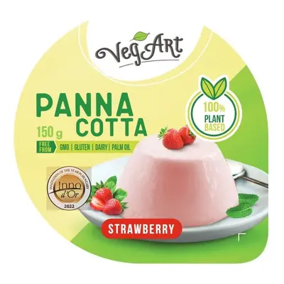 VegArt Vegan Panna cotta jahoda