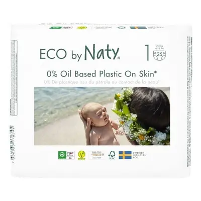 Eco by Naty BIO Jednorázové dětské plenky newborn (velikost 1) 2–5 kg