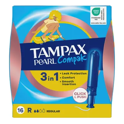 Tampax Pearl Compak Regular tampony s aplikátorem