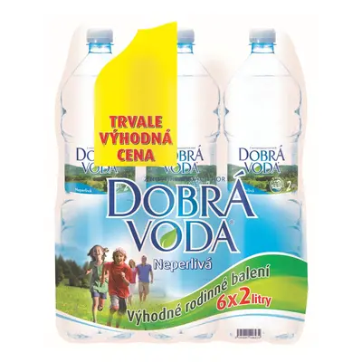 Dobrá voda Přírodní neperlivá (6×2 l)