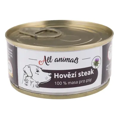 All Animals Hovězí steak pro psy