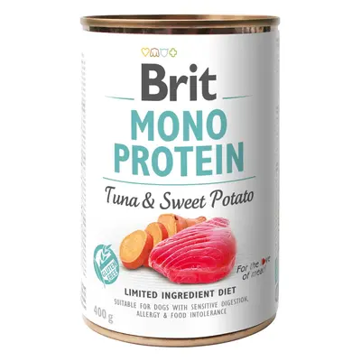 Brit Mono protein Konzerva pro psy – tuňák se sladkým bramborem