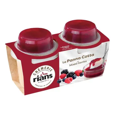 Rians La Panna Cotta Red Fruit 2×120 g