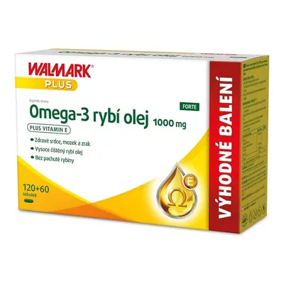 Walmark Omega-3 rybí olej 1000mg tob.120+60