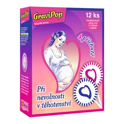 VitaHarmony GraviPop 12ks nevolnost v těhot.mix