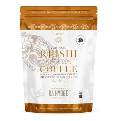 Rå Hygge BIO zrnková káva Peru Arabica REISHI