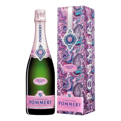 Champagne Pommery Brut Rosé Royal, dárkové balení, limitovaná edice